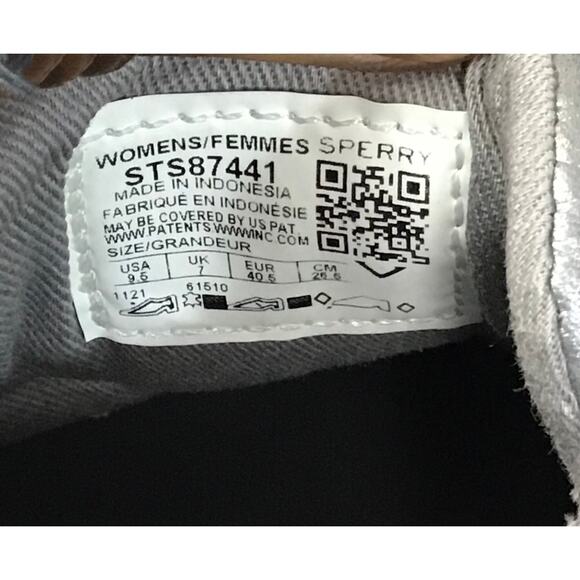 Sperry Women Topsiders Boat Shoes Sz. 9.5 Silver NWOT  Sperry Songfish Comfort - Picture 8 of 10